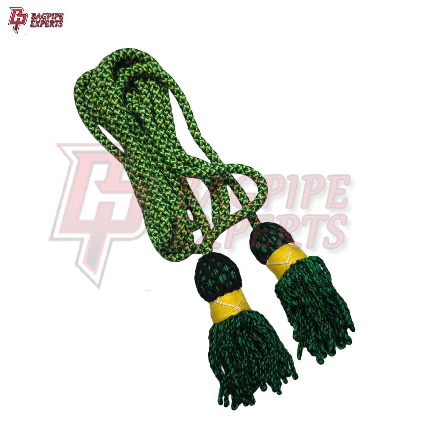 Scottish Bagpipe Drone Cord – Premium Irish Green Bugle Cord in Traditional Style
