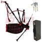 Great Highland Bagpipes – MacDonald Tartan Silver Mount with Case & Reeds