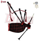 Great Highland Bagpipes – MacDonald Tartan Silver Mount with Case & Reeds