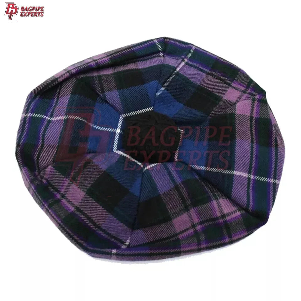 Pride of Scotland Tartan Tam O’Shanter – Traditional Highland Tammy Hat