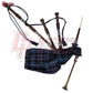 Great Highland Bagpipes – Pride of Scotland Tartan with Natural Mounts, Case & Reeds