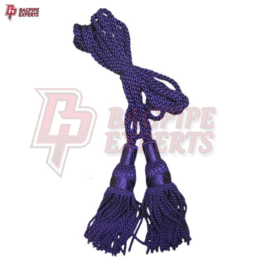 Premium Bagpipe Drone Cord – Scottish Highland Purple Traditional Style