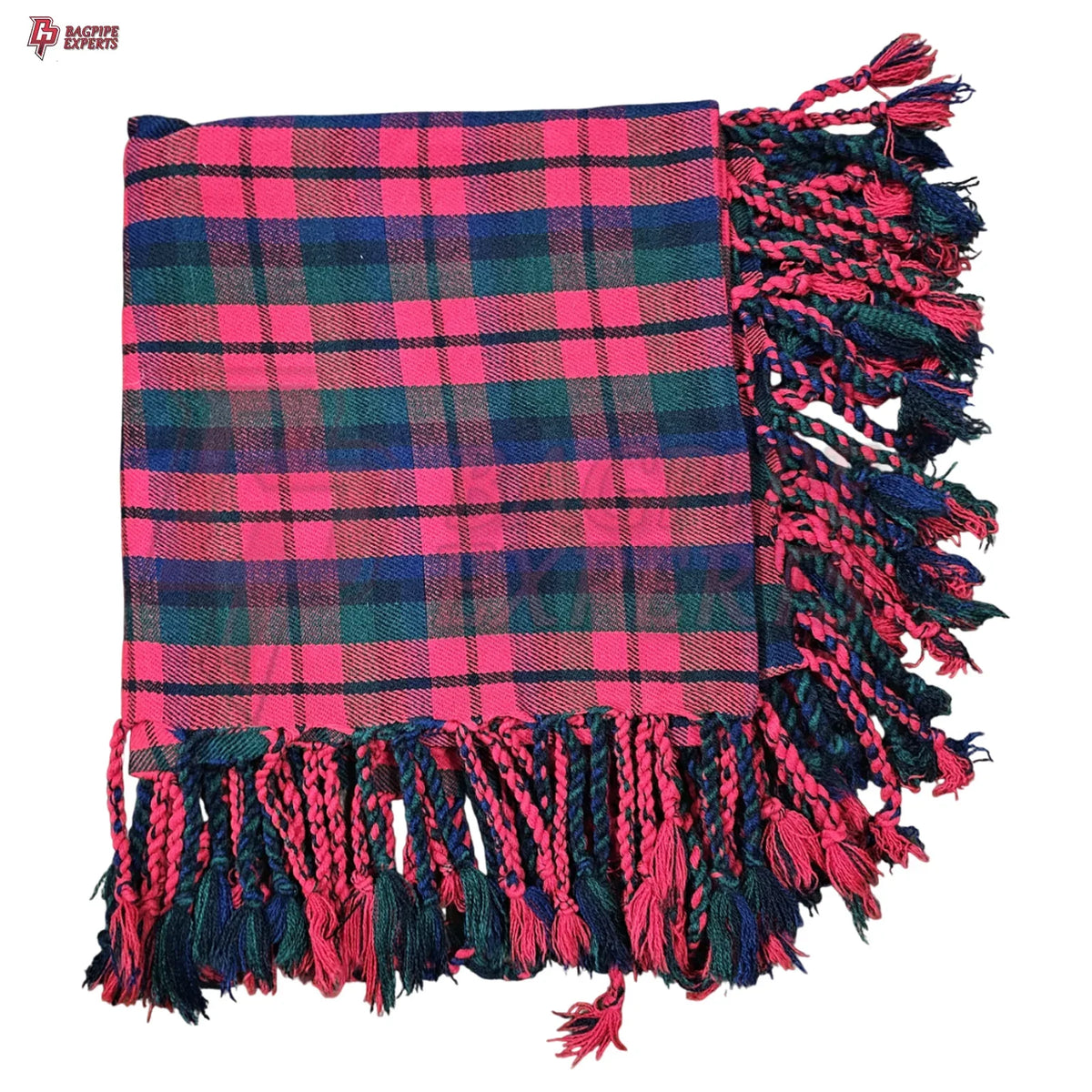 Robertson Red Tartan Fly Plaid | Authentic Scottish Highland Wear UK