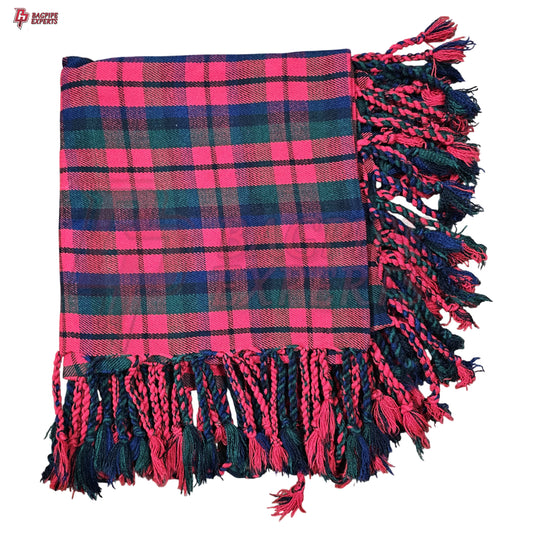 Robertson Red Tartan Fly Plaid – Authentic Scottish Highland Shoulder Drape