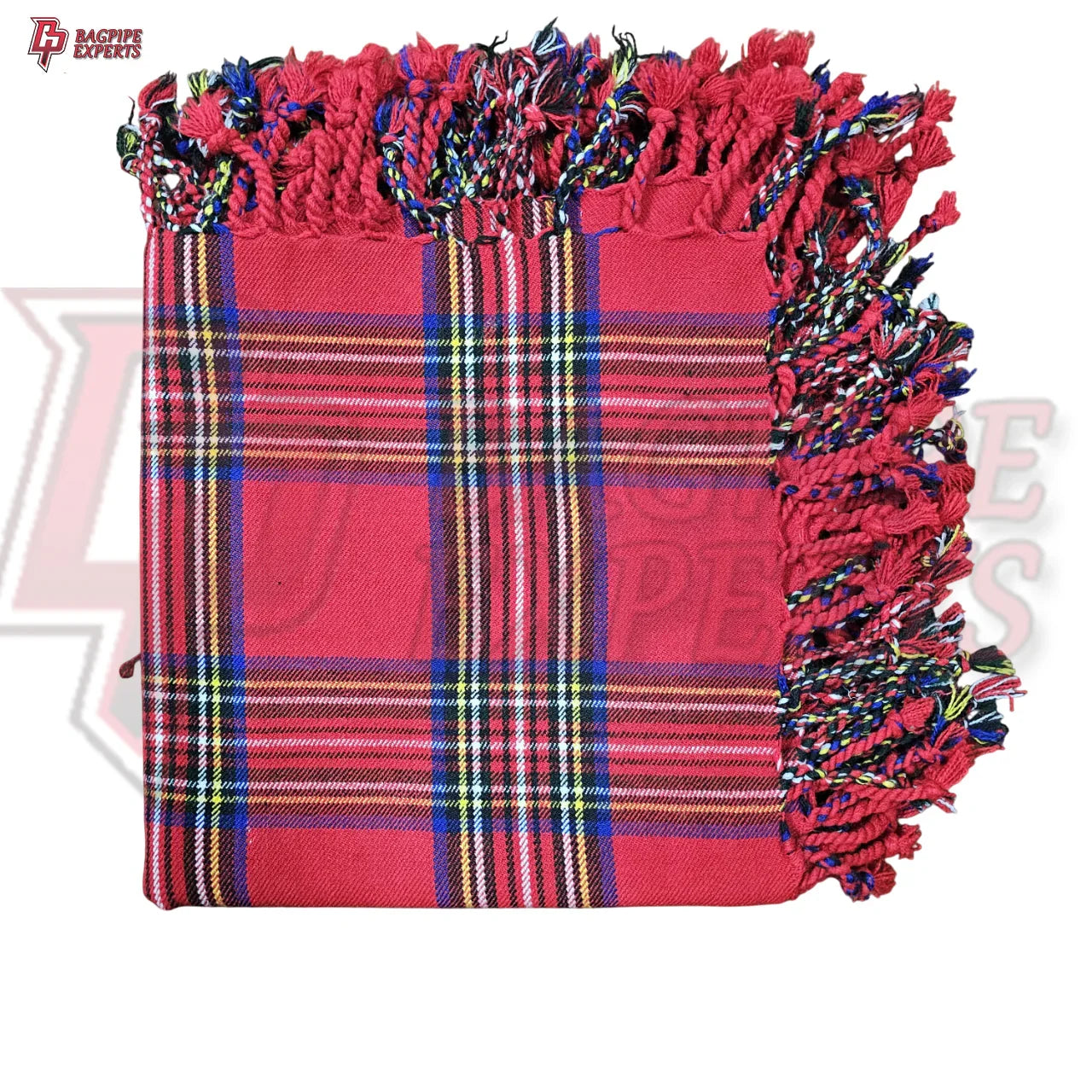 Royal Stewart Tartan Fly Plaid – Traditional Scottish Highland Shoulder Drape