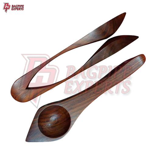 Traditional Scottish Wooden Spoons – Handheld Folk Percussion Instrument