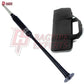 Bagpipe Practice Chanter – Black with Silver & White Tip and Practice Bag