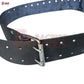 Double Prong Buckle Leather Belt for Kilts – Traditional Highland Dress Accessory