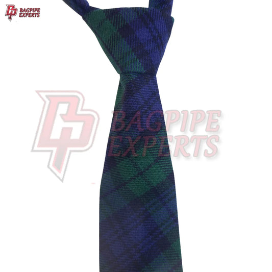 Black Watch Neck Tie – Scottish Tartan Formal Wear for Men