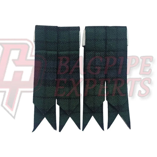 Black Watch Kilt Flashes – Classic Scottish Highland Accessory