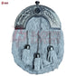 Premium Grey Fur Dress Sporran – 3 Tassels & Polished Chrome Cantle for Highland Wear