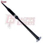 Highland Bagpipe Practice Chanter – Rosewood Black Finish with Silver Mounts & Bag