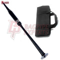 Highland Bagpipe Practice Chanter – Rosewood Black Finish with Silver Mounts & Bag