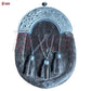 Luxury Full Dress Sporran – Crossed Tassels & Polished Chrome Cantle for Highland Attire