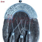 Luxury Full Dress Sporran – Crossed Tassels & Polished Chrome Cantle for Highland Attire