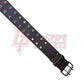 Double Prong Black Leather Belt for Kilt – Heavy-Duty Highland Accessory
