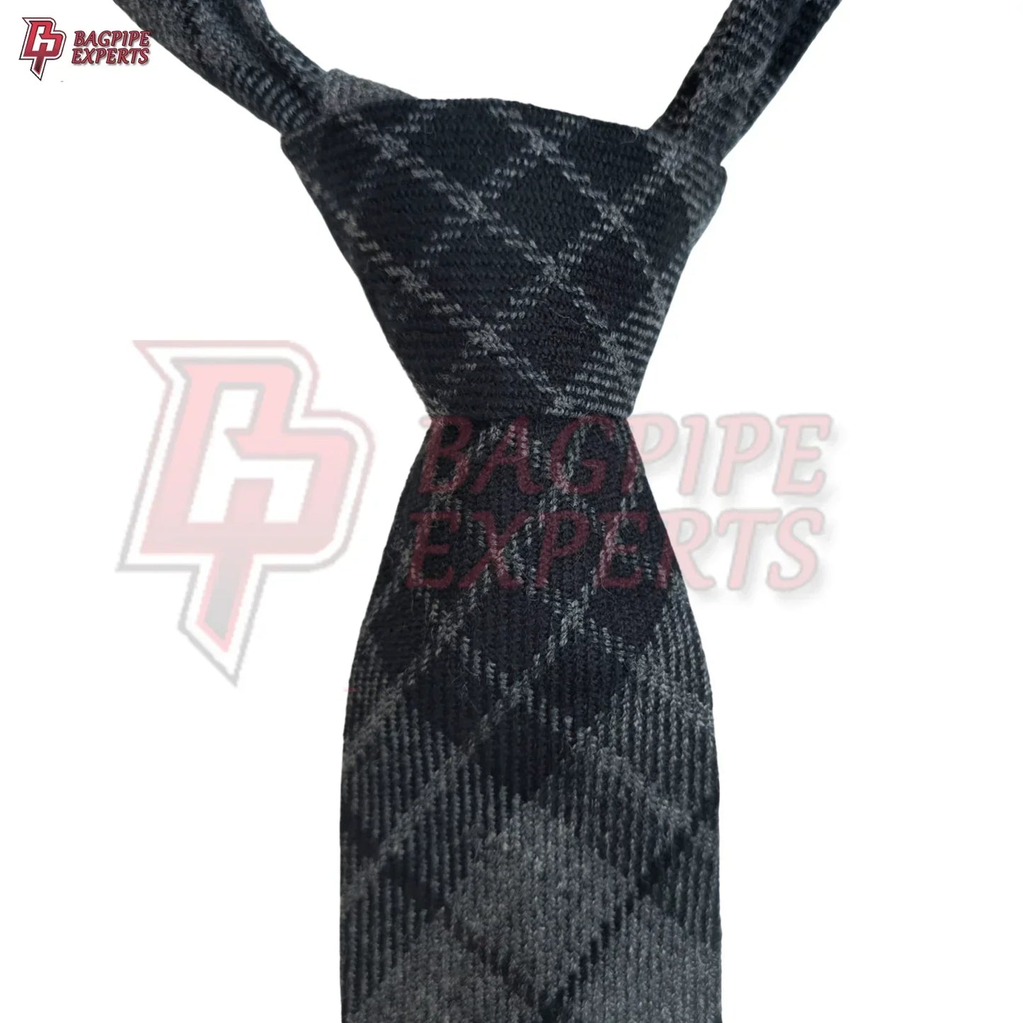 Gray Watch Necktie – Scottish Tartan Formal Tie for Weddings & Events