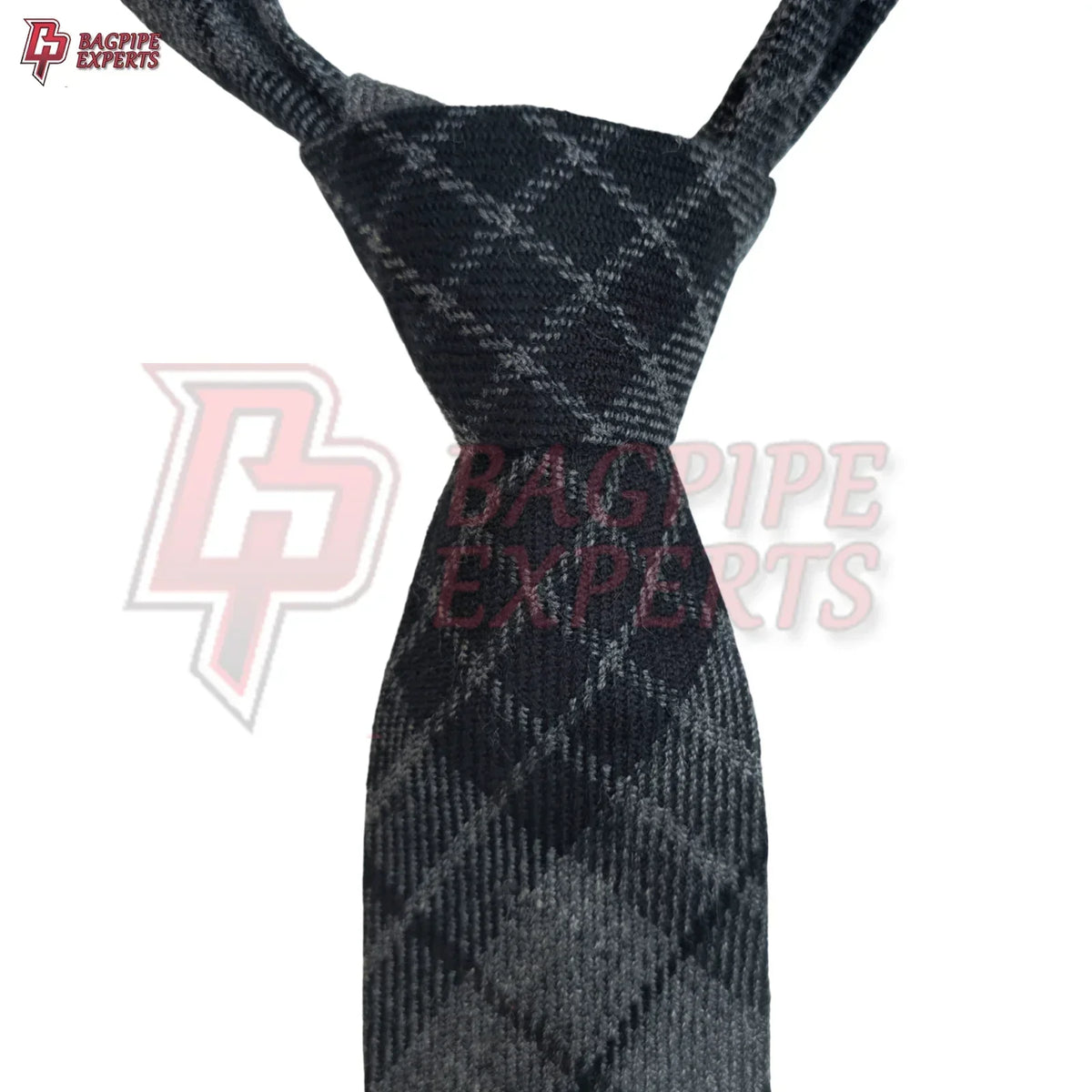 Gray Watch Necktie – Scottish Tartan Formal Tie for Weddings & Events