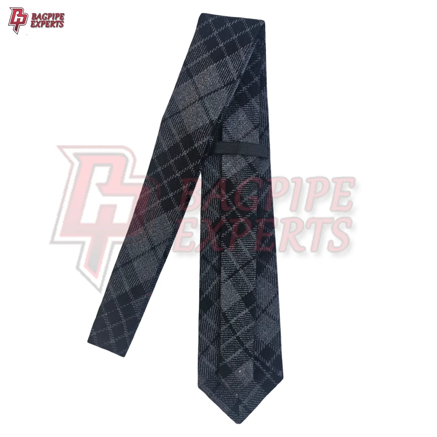 Gray Watch Necktie – Scottish Tartan Formal Tie for Weddings & Events