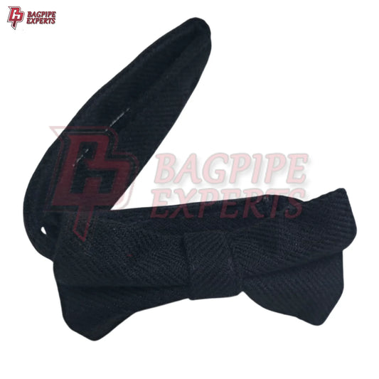 Plain Black Bow Tie – Classic Pre-Tied Formalwear for Men & Weddings