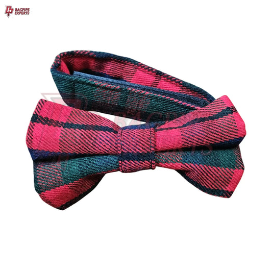 Robertson Red Tartan Bow Tie – Scottish Clan Formal Pre-Tied Accessory
