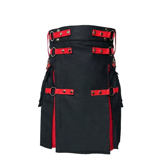SCOTTISH UTILITY RAINBOW HYBRID KILT - LGBTQ