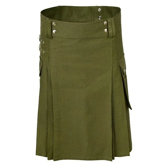 Oliver Green Men Utility Kilt